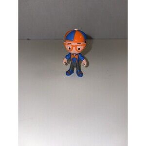 Blippi Mini Figure Toy Orange Glasses Blue Shirt Suspenders Collectible 3 Inch